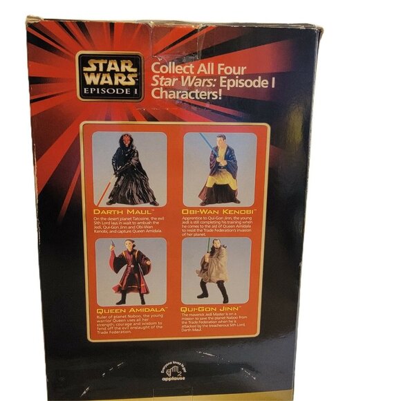 Star Wars Episode 1 Qui-Gon Jinn Character Collectible 8" Figure Applause - Picture 5 of 5